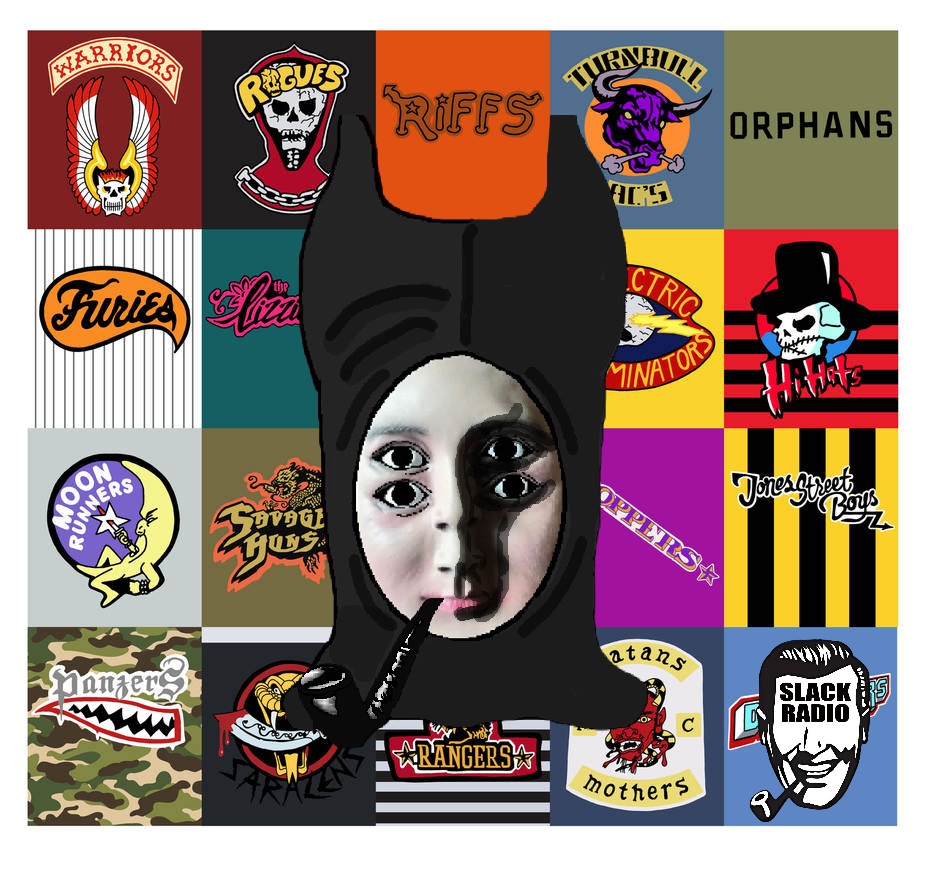 LΘRD L1CH Slack Radio composite — four-eyed pipe Lich over gang tiles