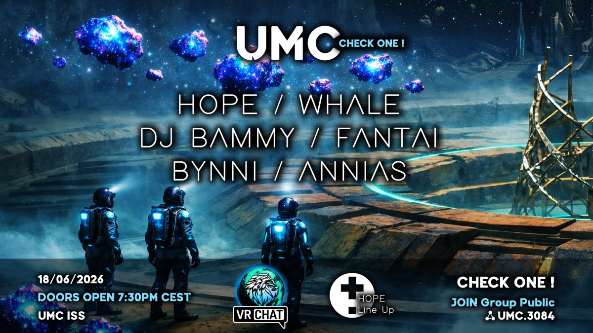 UMC CHECK ONE, Breakbeat / Big Beat flyer
